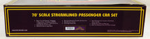 Load image into Gallery viewer, MTH 20-6548 AMTRAK O Scale Premier 5 Car 70&#39; Streamlined Passenger Set RibbedSide

