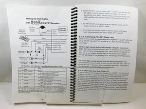 Digitrax Mobile Decoder PR-1 Decoder Programmer Manual 80 pages DCC HO N Command