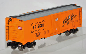 Menards 6615 Frisco Boxcar Orange w/silver roof SL-SF trad 027 C-8 Lionel compat
