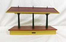 Load image into Gallery viewer, Lionel #155 Standard Gauge Freight Shed Lighted Restored Tinplate lighted 18" Long
