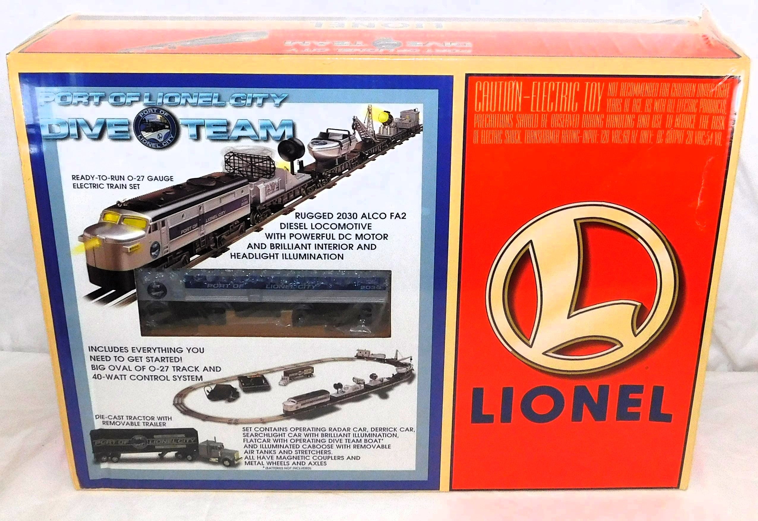 Lionel 6-11920 Port of Lionel City Dive Team Diesel Train Set