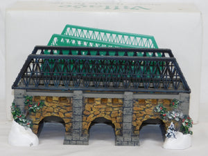 Department 56 Village Stone Trestle Bridge #52647 Display Layout Christmas Snow