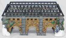 Load image into Gallery viewer, Department 56 Village Stone Trestle Bridge #52647 Display Layout Christmas Snow
