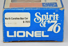 Load image into Gallery viewer, Lionel 7612 State of North Carolina Boxcar Bicentennial Spirit of 76 1974-76 O
