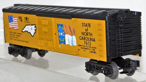 Lionel 7612 State of North Carolina Boxcar Bicentennial Spirit of 76 1974-76 O