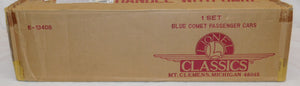 Lionel 6-13408 Standard Gauge BLUE COMET PASSENGER SET 3 cars Boxed CLASSICS C-8