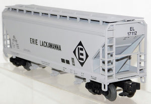 Lionel 6-17112 Erie Lackawanna Center Flow Hopper Train Standard O C-8 gray boxd