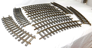 Aristocraft 10 sections G scale 5' Curved Track in/outdoor 14 ties USED outdoors