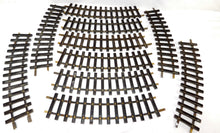 Load image into Gallery viewer, Aristocraft 10 sections G scale 5&#39; Curved Track in/outdoor 14 ties USED outdoors
