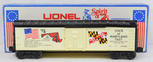 Load image into Gallery viewer, Lionel 6-7607 State of Maryland Box Car Spirit of 76 Bicentennial colony 1976
