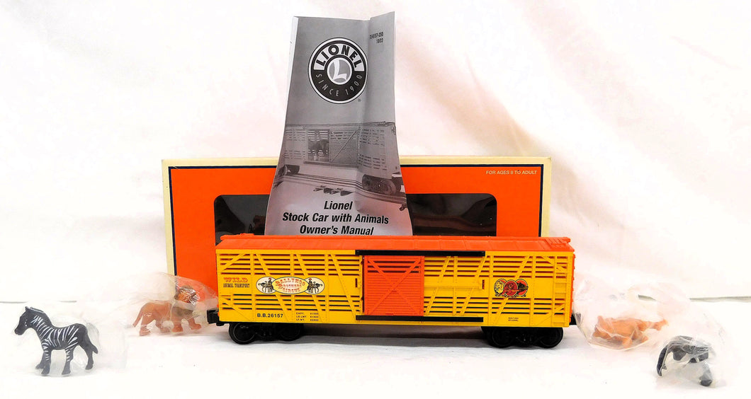 Lionel 6-26157 Ballyhoo Brothers Circus Bi-Level Stock Car Wild Animal Tranport