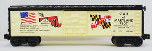 Lionel 6-7607 State of Maryland Box Car Spirit of 76 Bicentennial colony 1976