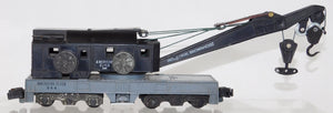 American Flyer 944 Industrial Brownhoist Crane diecast base Black Operating NICE