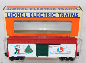 Lionel 6-19945 1996 O Gauge Merry Christmas Box Car Santa Claus Tree Holiday USA