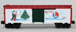 Lionel 6-19945 1996 O Gauge Merry Christmas Box Car Santa Claus Tree Holiday USA