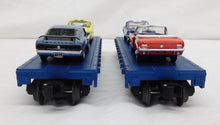Load image into Gallery viewer, Lionel 6-21953 Ford Mustang Train Set GP-7 Diesel +flats w/ diff Mustangs "1965"
