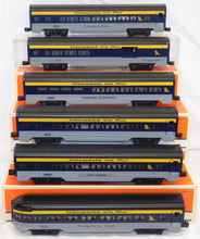 Load image into Gallery viewer, Lionel 6-19145-50 Chesapeake &amp; Ohio Passenger 6 car set 15&quot; aluminum C&amp;O lighted
