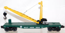 Load image into Gallery viewer, Lionel 6-26845 Southern Railway Derrick car C-8 Boxed O 027 green flat crane
