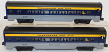 Load image into Gallery viewer, Lionel 6-19145-50 Chesapeake &amp; Ohio Passenger 6 car set 15&quot; aluminum C&amp;O lighted
