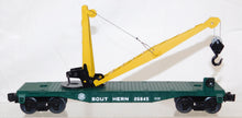 Load image into Gallery viewer, Lionel 6-26845 Southern Railway Derrick car C-8 Boxed O 027 green flat crane
