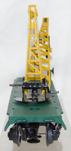 Load image into Gallery viewer, Lionel 6-26845 Southern Railway Derrick car C-8 Boxed O 027 green flat crane
