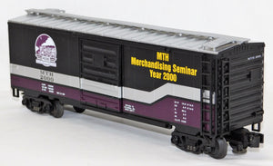 MTH 20-93038 Merchandising Year 2000 Seminar 40' Single Door Boxcar O Gauge