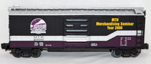 Load image into Gallery viewer, MTH 20-93038 Merchandising Year 2000 Seminar 40&#39; Single Door Boxcar O Gauge
