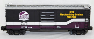 MTH 20-93038 Merchandising Year 2000 Seminar 40' Single Door Boxcar O Gauge