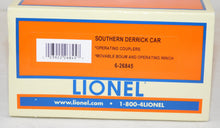 Load image into Gallery viewer, Lionel 6-26845 Southern Railway Derrick car C-8 Boxed O 027 green flat crane
