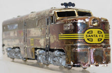 Load image into Gallery viewer, American Flyer 360 361 Santa Fe PA-1 PB Diesel Chromed 1950 Serviced &amp; Runs
