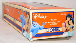 Lionel 6-36720 Disney Aladdin Aquarium Car Magic Carpet Ride Jasmine Genie O gau