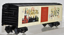 Load image into Gallery viewer, MTH 30-74184 HAPPY NEW YEAR 2005 Philadelphia Boxcar Holiday Train O / 027 C-8
