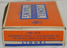 Load image into Gallery viewer, Lionel 954 Swimming Pool &amp; Playground Set Original 1959 BOXED COMPLETE w/instr O/S PW
