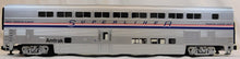 Load image into Gallery viewer, MTH Premier 20-6542 Amtrak 5 Stripe Phase IV  70&#39; Superliner Transitional Sleeper Step Crack
