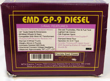Load image into Gallery viewer, MTH CUSTOM PAINT GP-9 Florida East Coast Diesel Engine Premier C-8 FEC #659
