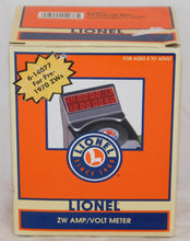 Load image into Gallery viewer, Lionel 6-14077 ZW Amp/Volt Meter to add on to your old postwar ZWs C-10 NIB
