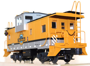 K-Line K613-1491 Rio Grande Extended Vision smoking caboose O scale 1/48 C-7++