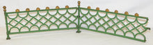 Load image into Gallery viewer, Kenton #192 Fences &amp; Gate LIGHT Green 1930 Cast Iron Toy Standard Gauge train
