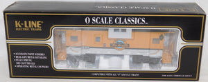 K-Line K613-1491 Rio Grande Extended Vision smoking caboose O scale 1/48 C-7++