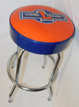Load image into Gallery viewer, Lionel Trains Bar Stool Rare logo Super For Collector who has it all HARD TO FIND
