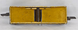 PREWAR American Flyer 486 YELLOW hopper w/operating bays Freight O Link metal