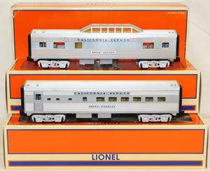 Lionel 6-25161 California Zephyr Passenger 2 car set Burlington lighted 13.75" O