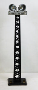 MARX 416 Floodlight Tower Works CHROME platform Postwar 1950s Clean searchlight