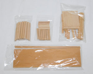 Campbell #301 HO scale 50' BALLASTED DECK Ple trestle bridge Complete Wood Kit