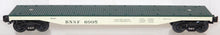 Load image into Gallery viewer, K-Line K-6995 BNSF Bulkhead Flat Car w/ Stakes 1/48 O Scale Burlington 13 1/2&quot; Long
