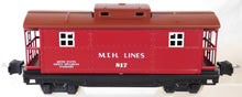 Load image into Gallery viewer, MTH 10-3004 Tinplate Traditions 817 Caboose Red/Brown 800 Series O Gauge C-8
