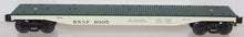 Load image into Gallery viewer, K-Line K-6995 BNSF Bulkhead Flat Car w/ Stakes 1/48 O Scale Burlington 13 1/2&quot; Long
