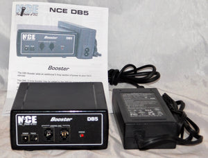 NCE DB5 Booster 5 amp DCC Digital Command Control w/power supply for ProCab