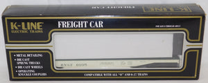 K-Line K-6995 BNSF Bulkhead Flat Car w/ Stakes 1/48 O Scale Burlington 13 1/2" Long