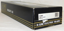 Load image into Gallery viewer, K-Line K-6995 BNSF Bulkhead Flat Car w/ Stakes 1/48 O Scale Burlington 13 1/2&quot; Long
